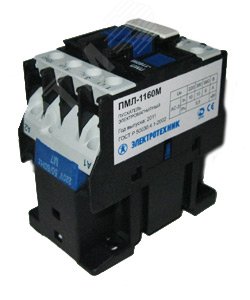 ПМЛ-1160М УХЛ4 Б, 220В/50Гц, 1з, 10А, нереверсивный, без реле, IP20, пускатель электромагнитный  (ЭТ)