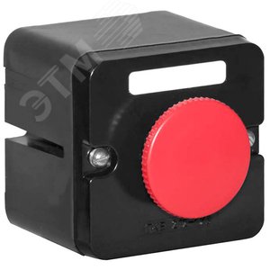 Пост управления ПКЕ 212-1 У3, 10А, 660В, 1 элемент, красный гриб, накладной, IP40