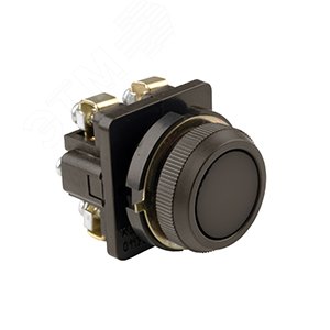 Кнопка КЕ-011 исп2(1но+1нз) чер.кн.