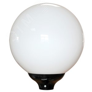 Светильник Шар 500 Б НТУ 06-200-01 опал пмма корпус Б250 конический черный ИУ