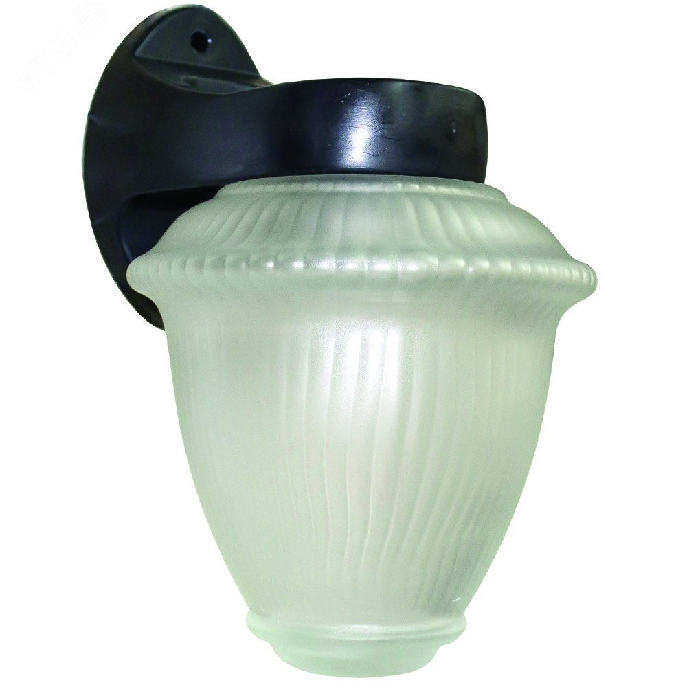 Светильник Фонарь 1а НБУ 06-60-02 проз.мат.рифл. IP44корпус черный ИУ