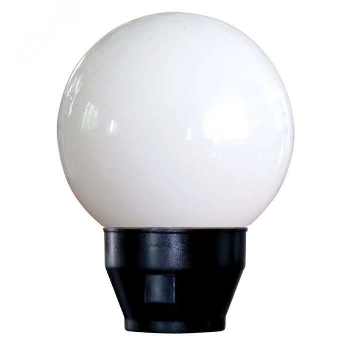 Светильник НТУ-06-25-01 Шар d.160 опал пмма/корпус черный ИУ