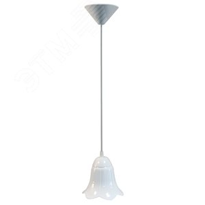 Светильник Симпл 211 бел.муар (Плафон 0471) НСБ 01-60-153 Е27 ГИ