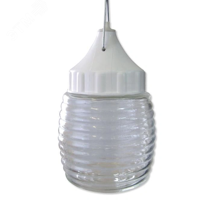 Светильник НСП-03-60-001 (Бочонок) IP54 прозрачный/основание белое