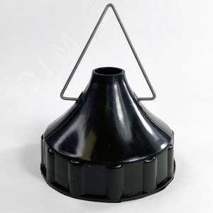 Светильник без стекла НСП 03-60 корпус пластик черный ГУ