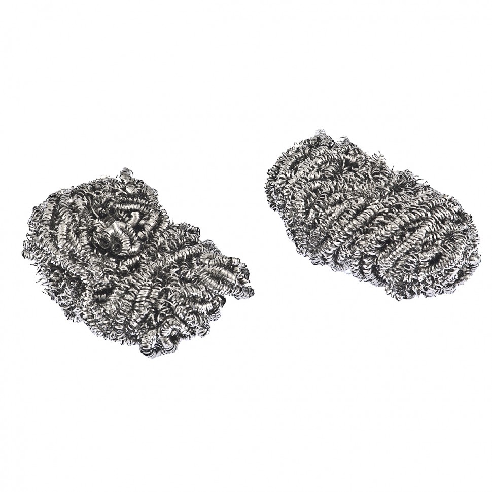 Мочалка для посуды, 2 шт, нержавеющая сталь, Elfe