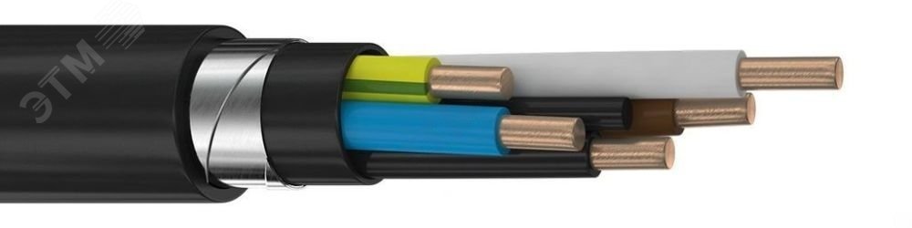 Кабель силовой ВБШвнг(А)-LS 5х10,0 ок (N,РЕ)-0,66 ТРТС