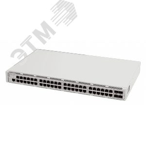 Коммутатор управляемый L2 48 порта 10/100/1000 Мб/с, 4хSFP, SFP+, 220В AC
