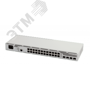 Коммутатор управляемый L3 24 порта 10/100/1000 Мб/с, 4хSFP, SFP+, 220В AC
