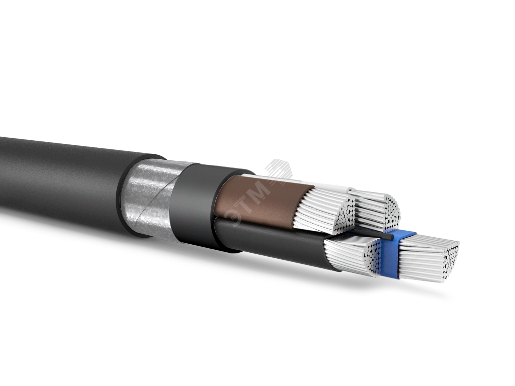 Кабель силовой АВБШв 4х240мс(N)-1 ТРТС многопроволочный ВНИИКП