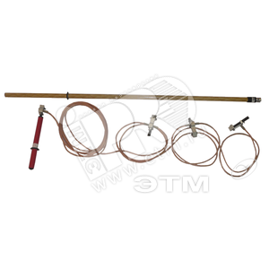 Заз.для РУ до 35кВ ЗПП-35 12м 25кв.мм 1 штанга