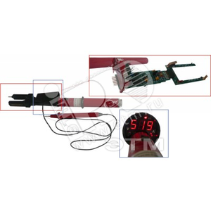 Клещи ток. КТ-1000А(1000А,1000В)цифровые