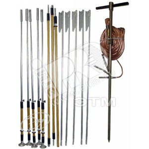 Комплект штанг универс.КШЗУ-0,4-10Н д/ВЛ 0.4-10кВ