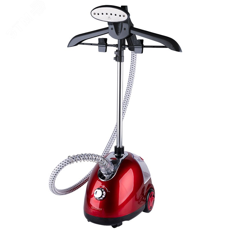 Отпариватель для одежды вертикальный EN-356, на 1800Вт, объем 1,3л, цвет красный