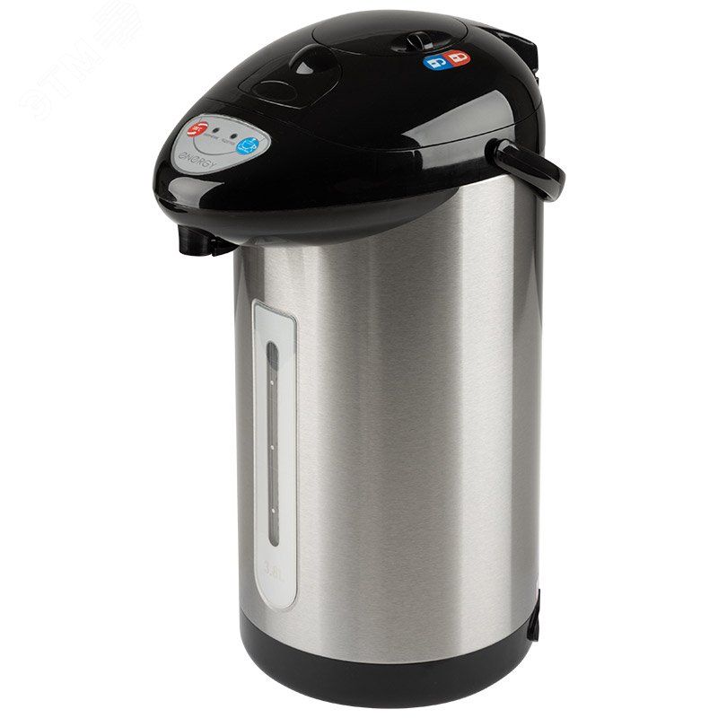 Термопот TP-603 на 3.8л и 750 Вт, цвет сталь