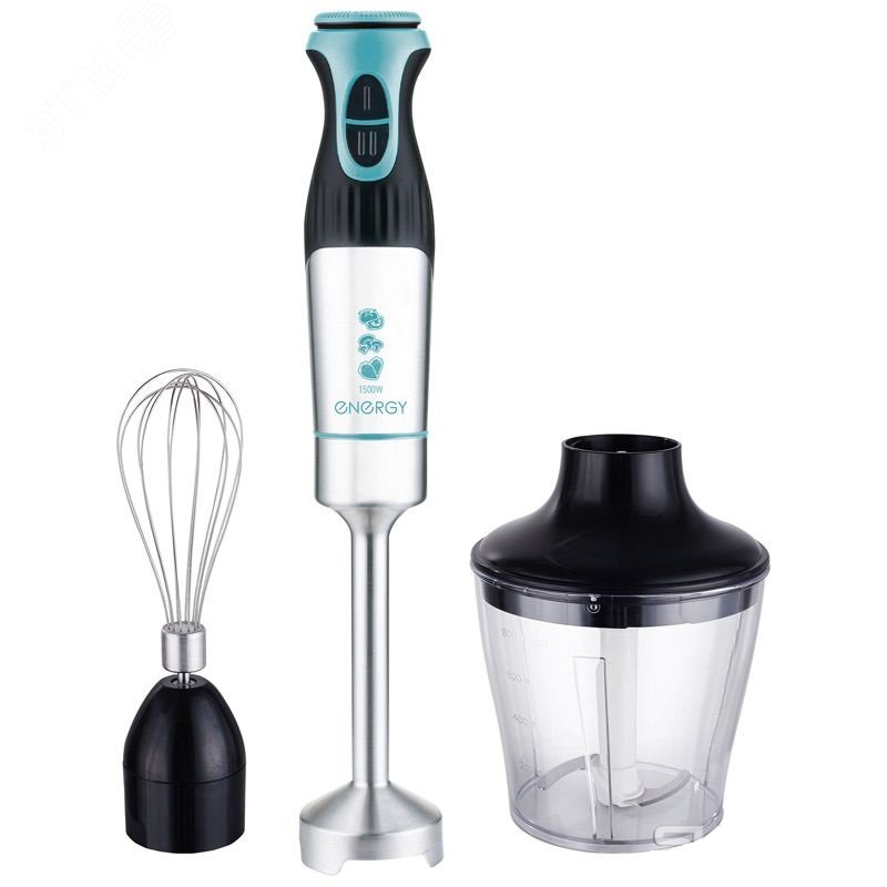 Блендер погружной EN-139 на 1500 Вт, 2 скорости, с измельчителем и венчиком