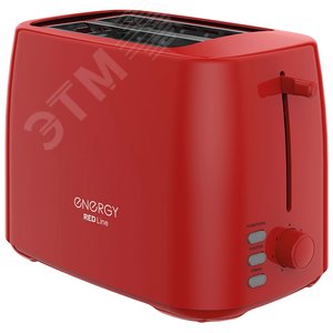 Тостер EN-260, 6 степеней прожарки, поддон для крошек, на 800 Вт, цвет красный