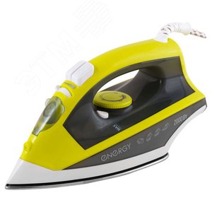 Утюг EN-328 на 2000 Вт, подошва - стальная, цвет зеленый