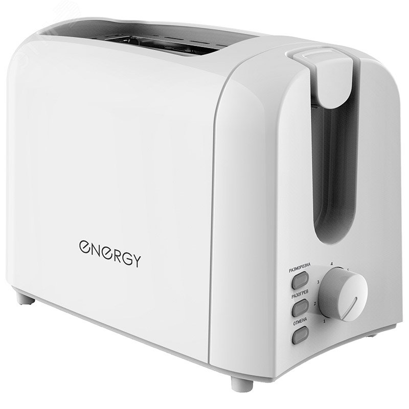 Тостер EN-261, 6 степеней прожарки, поддон для крошек, на 700 Вт, цвет белый