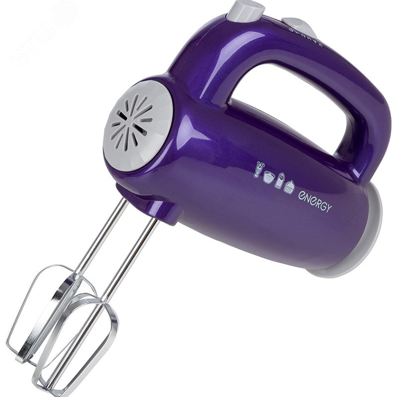 Миксер EN-295P на 300 Вт, 5 скоростей, цвет фиолетовый