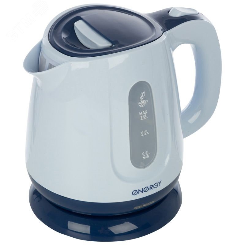 Чайник E-234 на 1 л, основание - диск, цвет синий