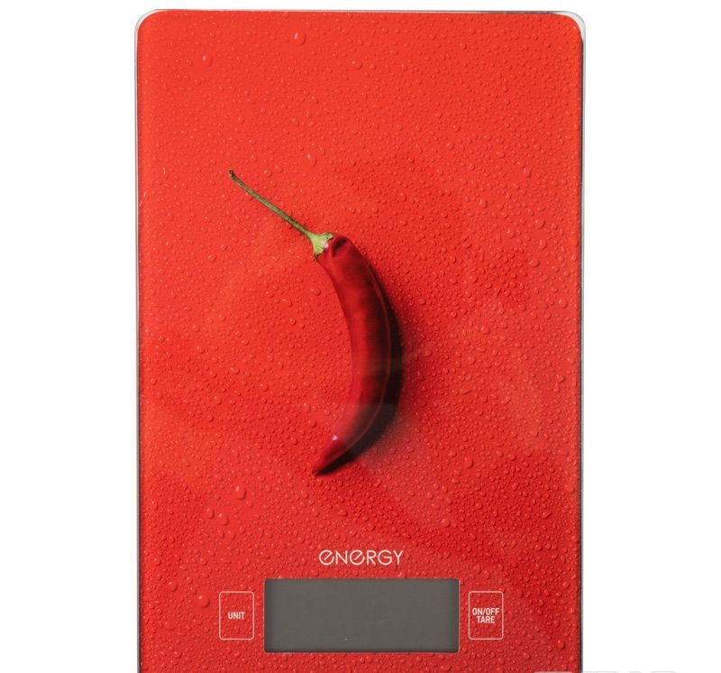 Весы кухонные электронные EN-423, рисунок ''Перец''