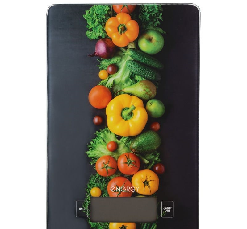 Весы кухонные электронные EN-423, рисунок ''Овощи''