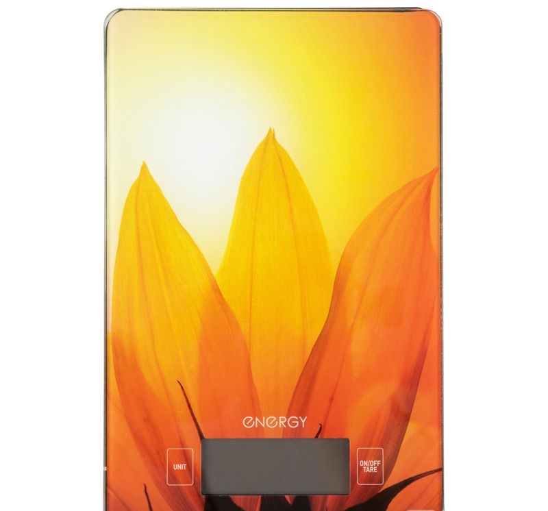 Весы кухонные электронные EN-423, рисунок ''Подсолнух''