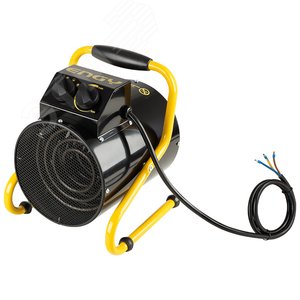 Пушка тепловая электрическая на 4.5 кВт, корпус на раме, круглая