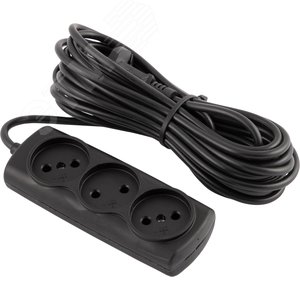 Удлинитель 'Эконом' 7м/3роз. (ШВВП 2х0,75)