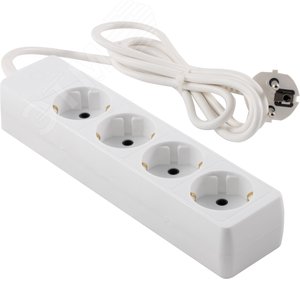 Удлинитель 'Гранд' 1,7м/3роз. с заземлением (ПВС 3х0,75) черный