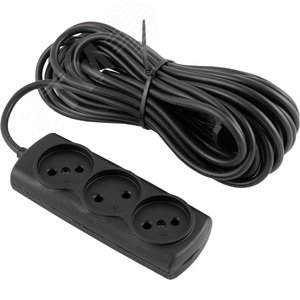 Удлинитель 'Эконом' 5м/3роз. (ШВВП 2х0,75)