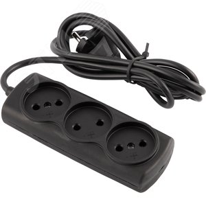 Удлинитель 'Эконом' 3м/4роз. (ШВВП 2х0,75)