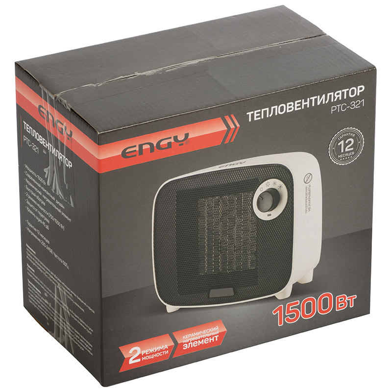 Тепловентилятор элктрический на 1.5 кВт РТС-321