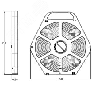Лента бандажная стальная 20 мм x 0,70 мм x 50 м, вкассете