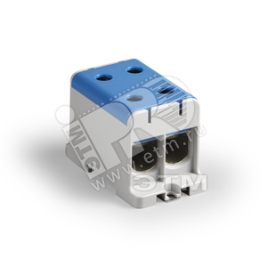 Блок клеммный распределительный синий Al/Cu 35-150мм.кв 4 подключения