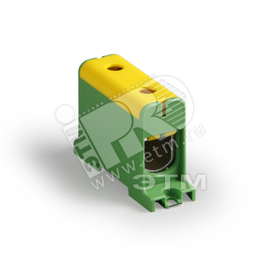Клемма 1П желто-зеленая Al/Cu 35-150мм.кв