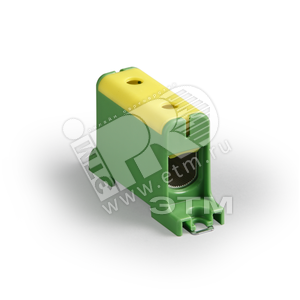 Клемма 1П желто-зеленая Al/Cu 16-95мм.кв