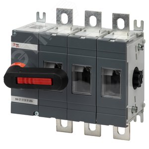 Выключатель-разъединитель ВНК-37-31130 PRO mvr20-3-400E 3П 400А с установленной фронтальной рукояткой управления