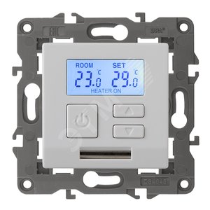 Терморегулятор универс.230В-Imax16А, Эра Elegance, белый,14-4111-01