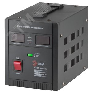 Стабилизатор напряжения переносной СНПТ-2000-РЦ цифровой дисплей 90-260В/220В, 2000ВА