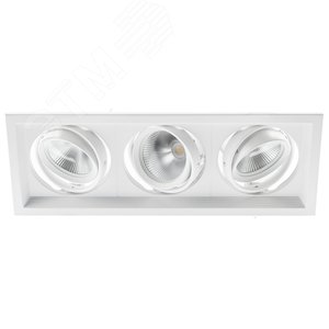 Светильник карданный встраиваемый SKD-13-36-40K-W20 3х20Вт 4000K 5400Лм 390х150х110