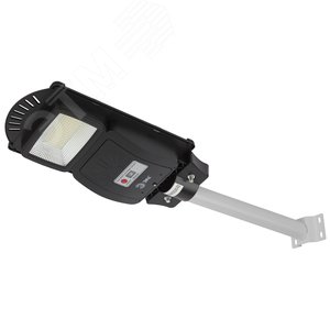 Консольный светильник на солн. бат.,SMD,с кронштейном,20W, с датч. движ.,ПДУ,400lm, 5000К, IP65