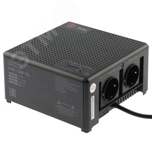 Стабилизатор напряжения CНК-1500-УЦ компактный универсальный, 140-260В/220В, 1500ВА