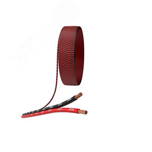 Кабель акустический 2х1.5 красно-черный 100м