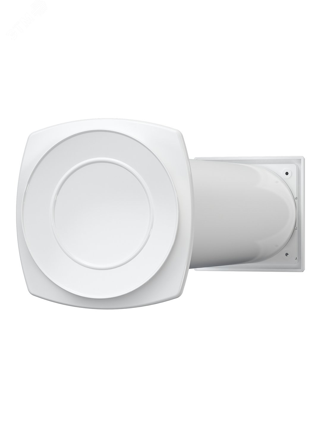 Клапан приточный КИВ D160 с внешним стенным выходом КФВ и устройством регулирования притока воздуха