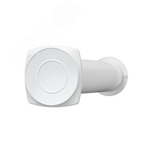 Клапан приточный КИВ D160 с внешней пластиковой решеткой РКН и устройством регулирования притока воздуха