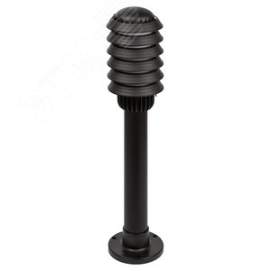 Садово-парковый светильник НТУ 01-60-014 Поллар напольный черный IP54 Е27 max60Вт h650мм