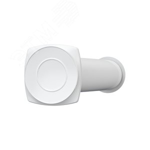 Клапан приточный КИВ D100 с внешней алюминевой решеткой РКМ и устройством регулирования притока воздуха