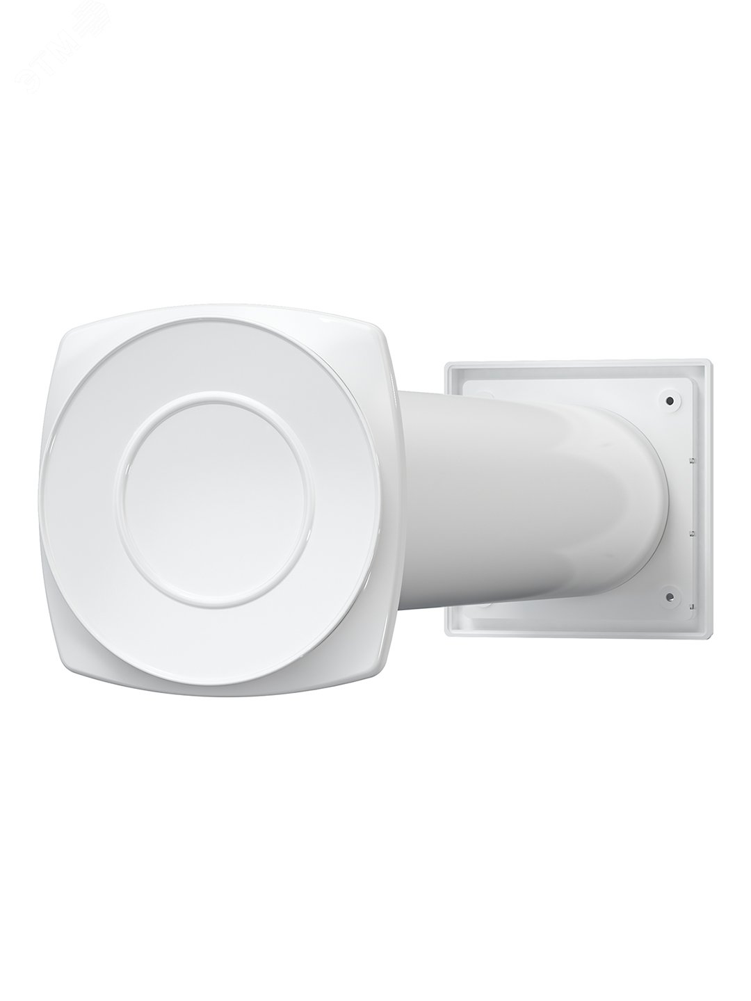 Клапан приточный КИВ D100 с внешним стенным выходом КФВ и устройством регулирования притока воздуха